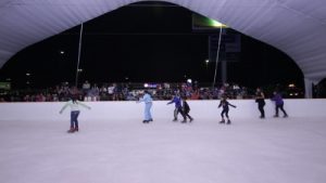 Patinaje sobre hielo en Cáceres