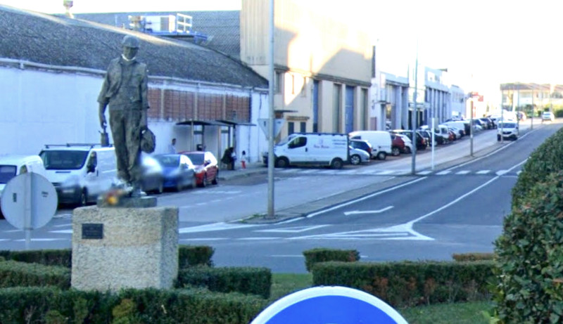 Escultura al Minero de Cáceres