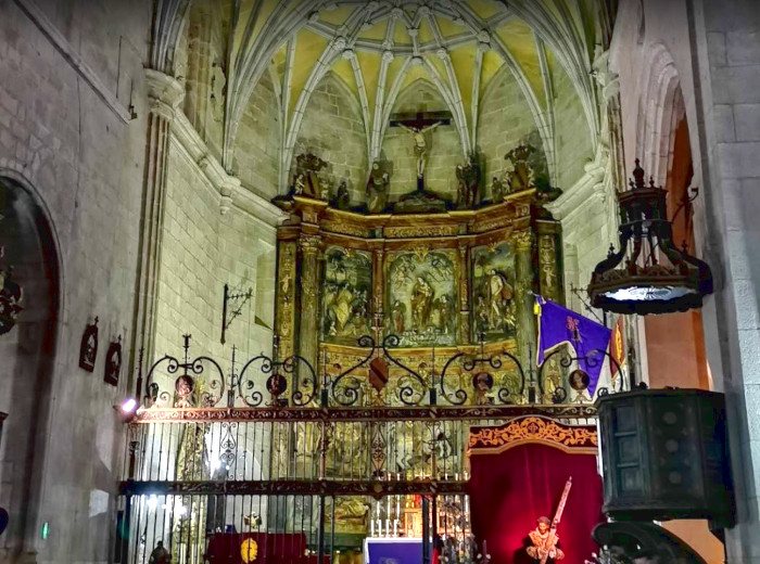 Retablo de la Iglesia de Santiago de Cáceres