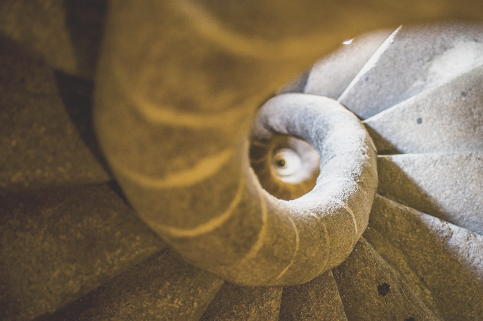 Escalera de Caracol Concatedral de Santa María de Cáceres