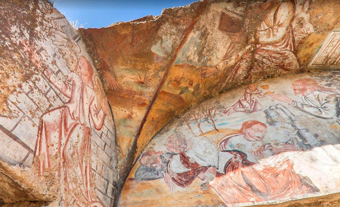 Frescos Ermita de San Jorge en Cáceres