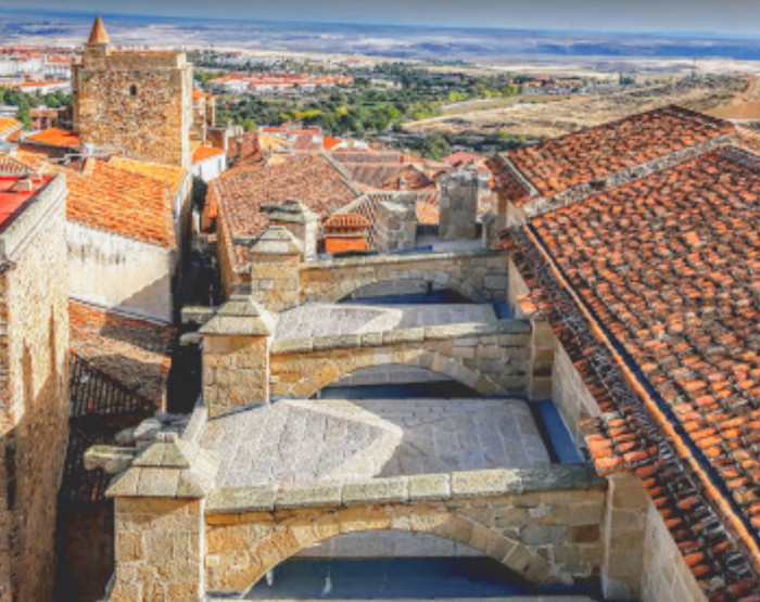 Vistas desde la Concatedral de Santa María de Cáceres