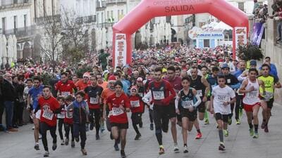 Salida de la carrera popular San Silvestre de Cáceres