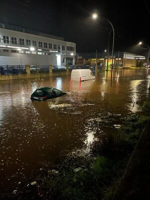 Inundación en el Polígono Industrial "Las Capellanías" 2022 - ¿Alguna vez ha habido inundaciones en Cáceres?
