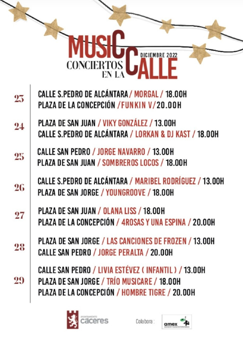 Musica en la calle Cáceres