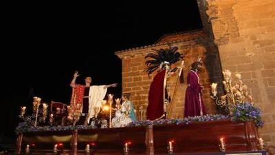 Nuestro Padre Jesús de la Salud en su Injusta Sentencia - Lunes Santo en Cáceres