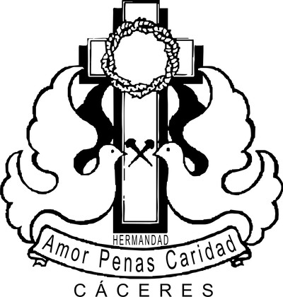 Emblema de la Cofradía -  Hermandad Penitencial del Santísimo Cristo del Amor, Nuestra Señora de la Caridad y Señor de las Penas