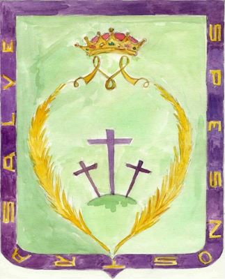 Emblema cofradía - Real y Fervorosa Hermandad de Nazarenos y Cofradía de los Ramos, Cristo de la Buena Muerte, Virgen de la Esperanza y San Juan Bautista