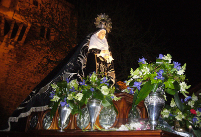 Nuestra Señora de la Soledad y Santo Entierro - Viernes Santo en Cáceres