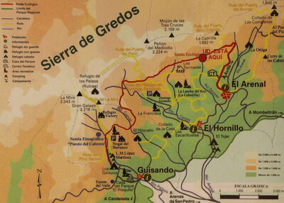 Localización Sierra de Gredos - Descubre la Sierra de Gredos desde Cáceres