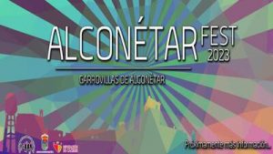 Cartel del Alconétar Fest 2023 en Garrovillas de Alconétar (Cáceres)