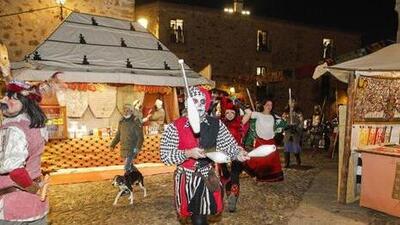 Malabarista en el Mercado Medieval de Cáceres