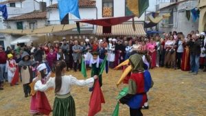 Baile medieval en el Festival Medieval de Portezuelo