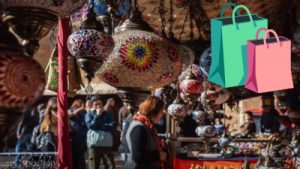 Puestos de Artesanía en el Mercado Medieval de Cáceres