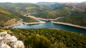 Fotografía de las vistas desde el Parque Nacional de Monfragüe