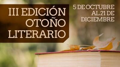 Cartel de la III Edición del Otoño Literario celebrado en Cáceres en 2022