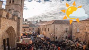 Qué tiempo hace en el Mercado Medieval de Cáceres