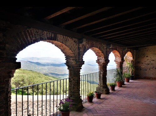 Imagen tomada desde el Monasterio de Tentudía